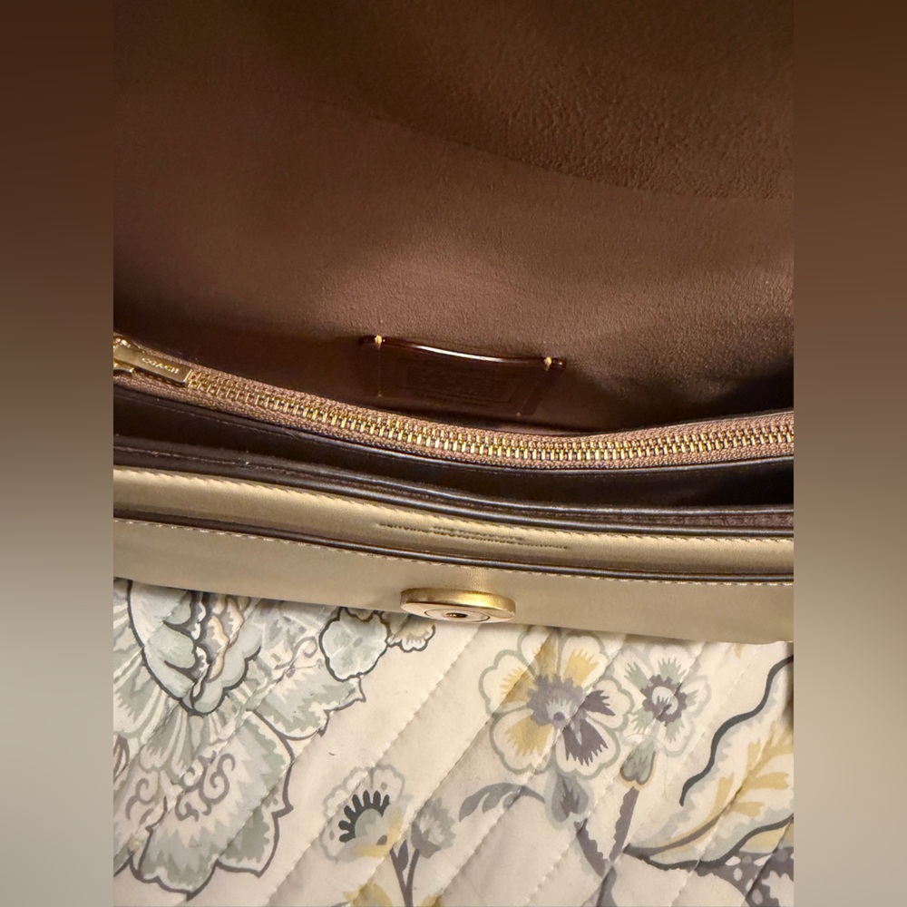 Coach Twisted Tabby Shoulder Bag in Moonlight Butter Yellow - Picture 9 of 10